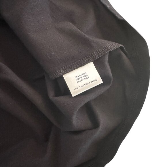 Eileen Fisher Scope Neck Tank Top Women's Black Made In USA, Size XL - Picture 3 of 6